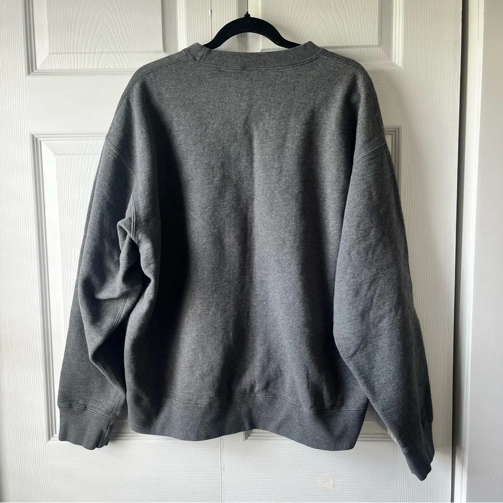 Nike NikeLab NRG Solo Swoosh Washed Crewneck Sweatshirt CZ5353-071 Size L Grey